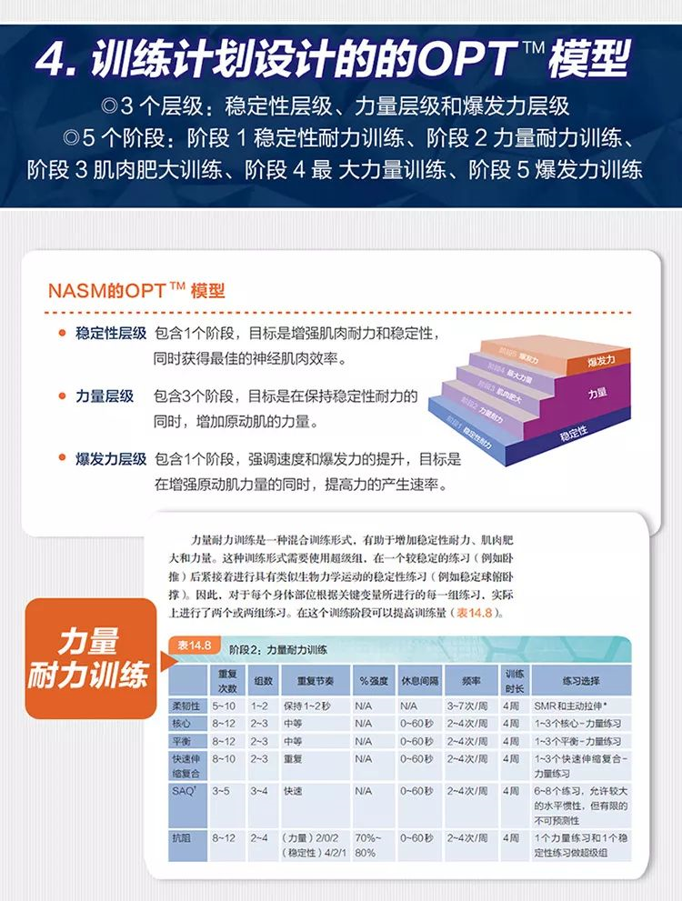 训练计划设计的OPT™模型 