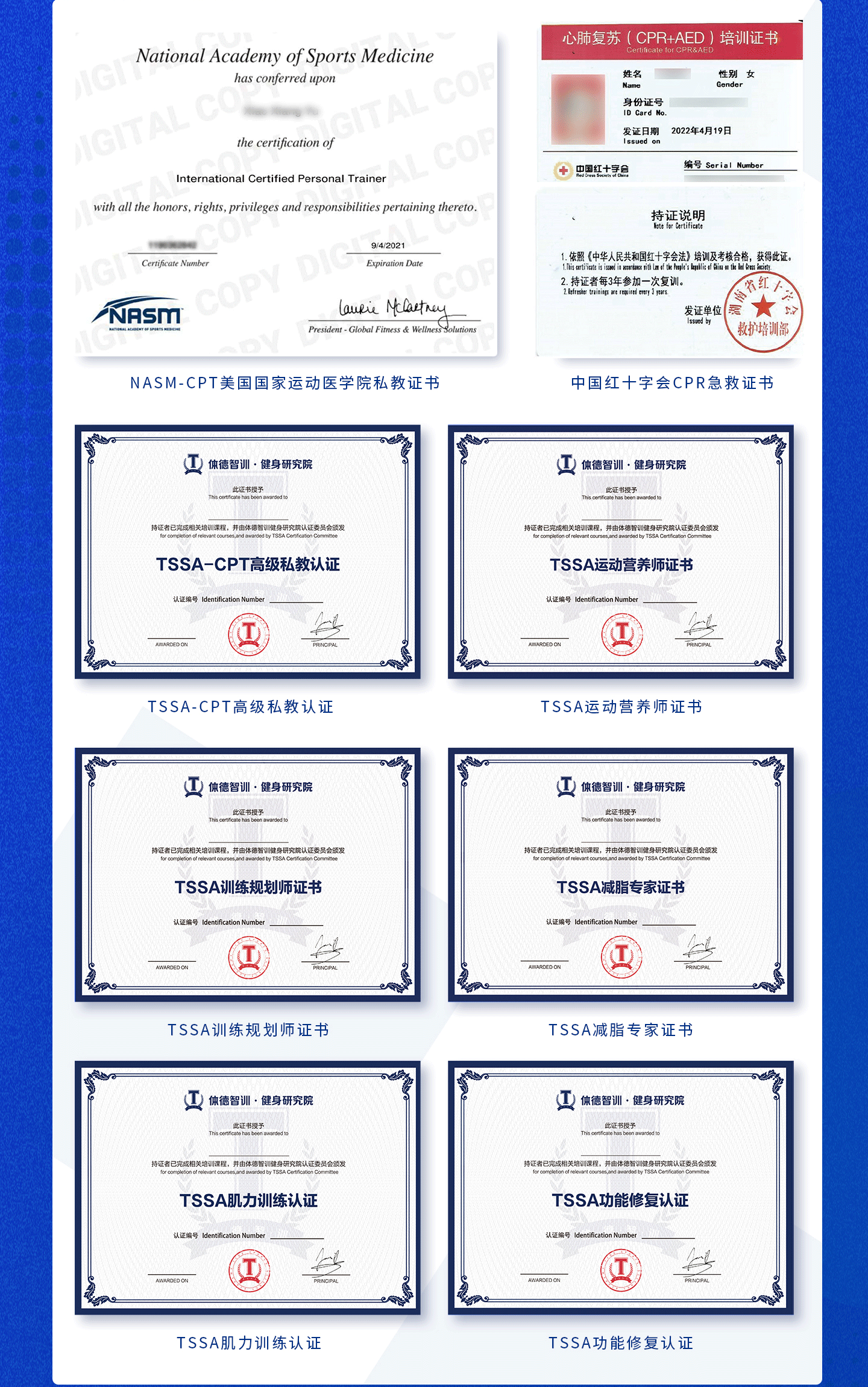 NASM国际私人教练课程